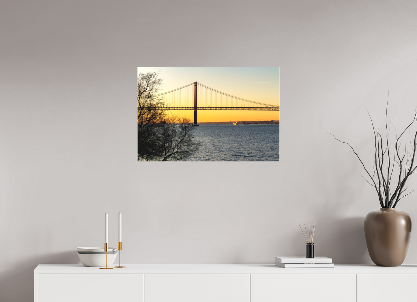 75 x 50 cm, Fine art em Metacrilato - sem moldura Golden Hour