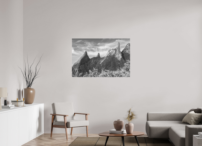 120 x 80 cm, Ilford P&B em Metacrilato - sem moldura Pico Dedo de Deus.