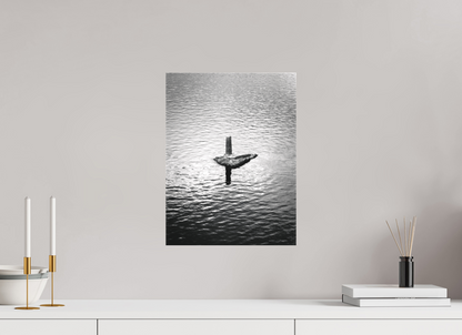 30 x 40 cm, Canva - sem moldura Silêncio de Concreto