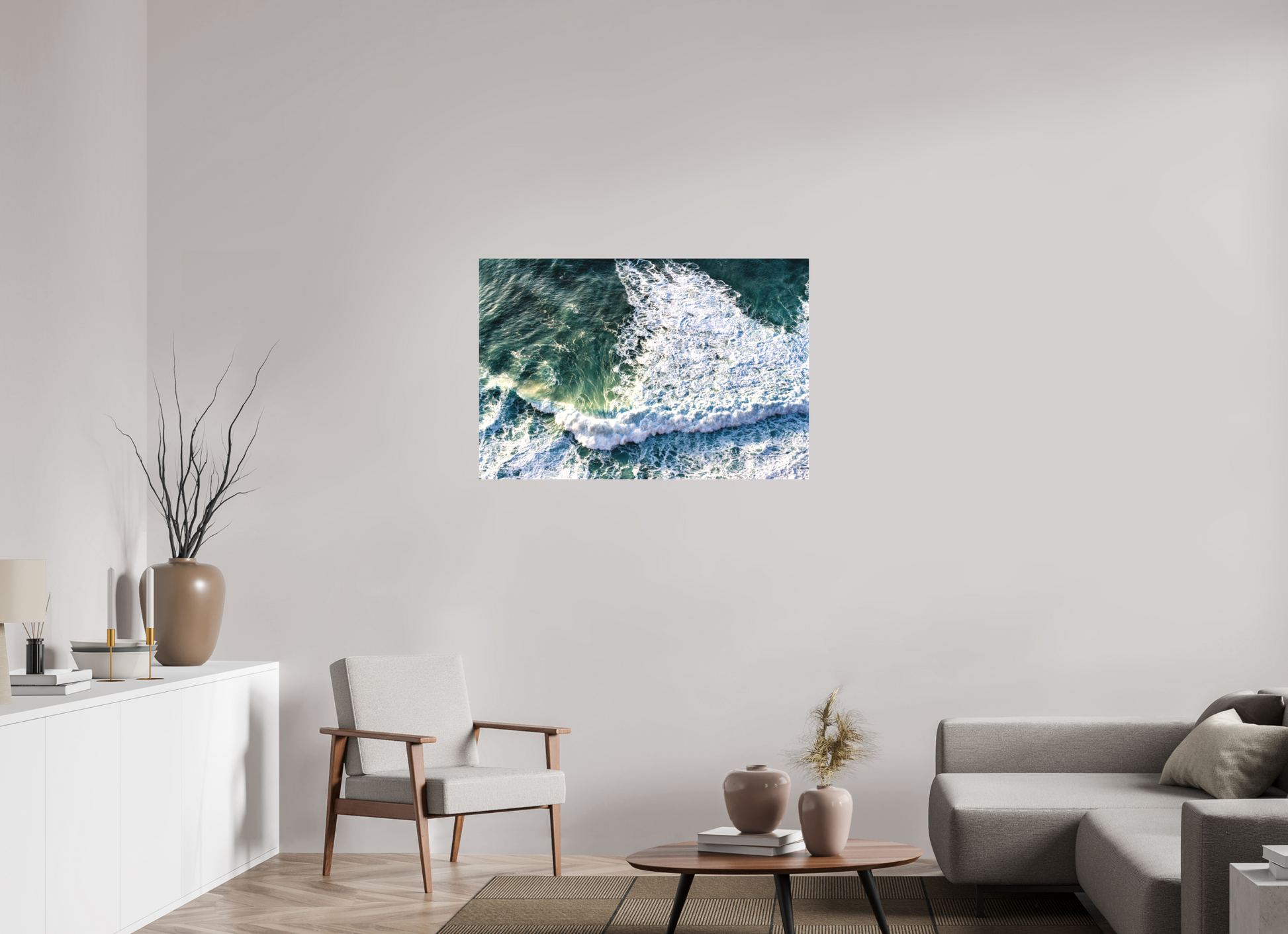 105 x 70 cm, Canva - sem moldura Ocean
