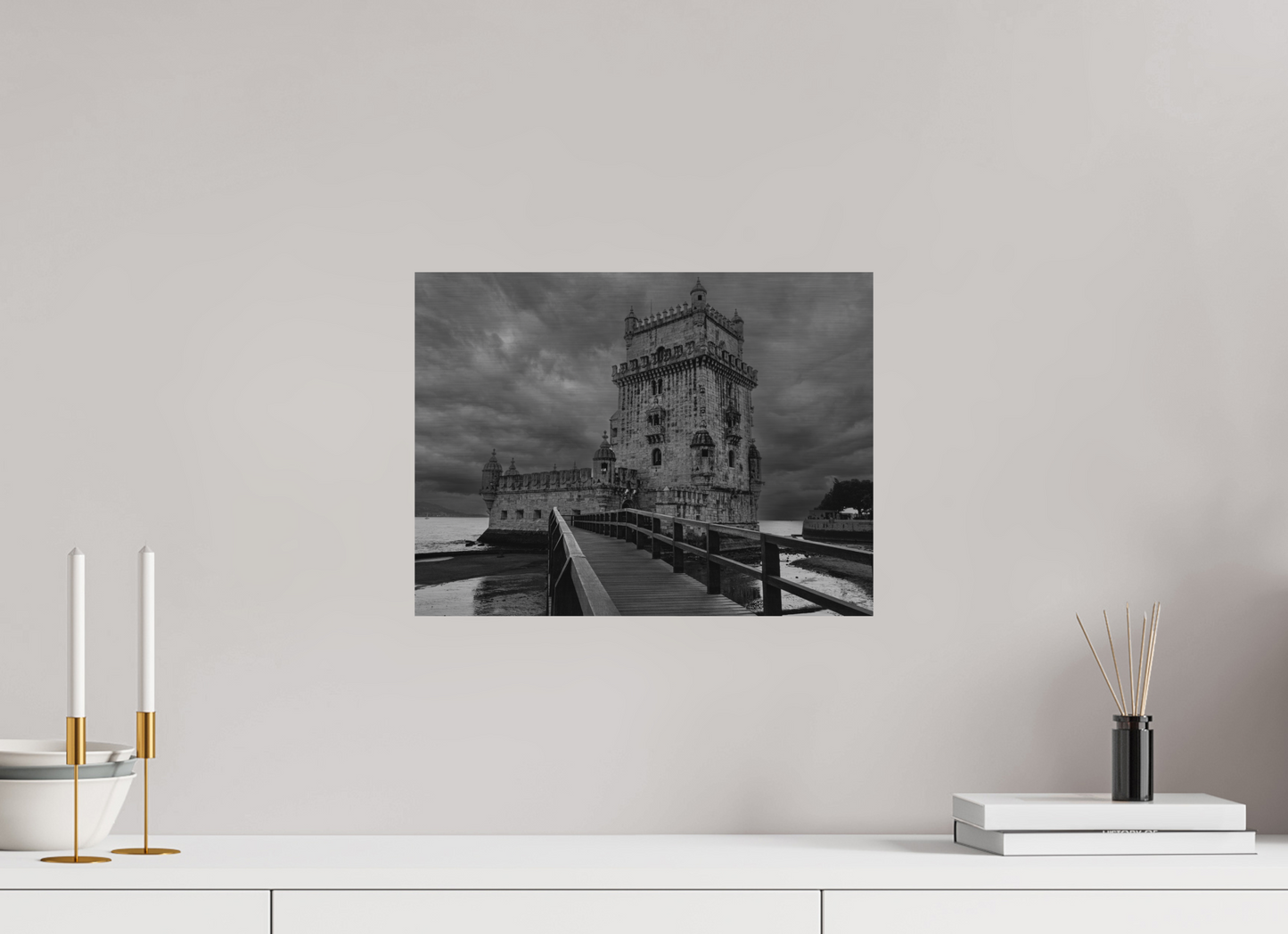 40 x 30 cm, Impressão em Alumínio escovado - sem moldura Sentinela do Tempo.