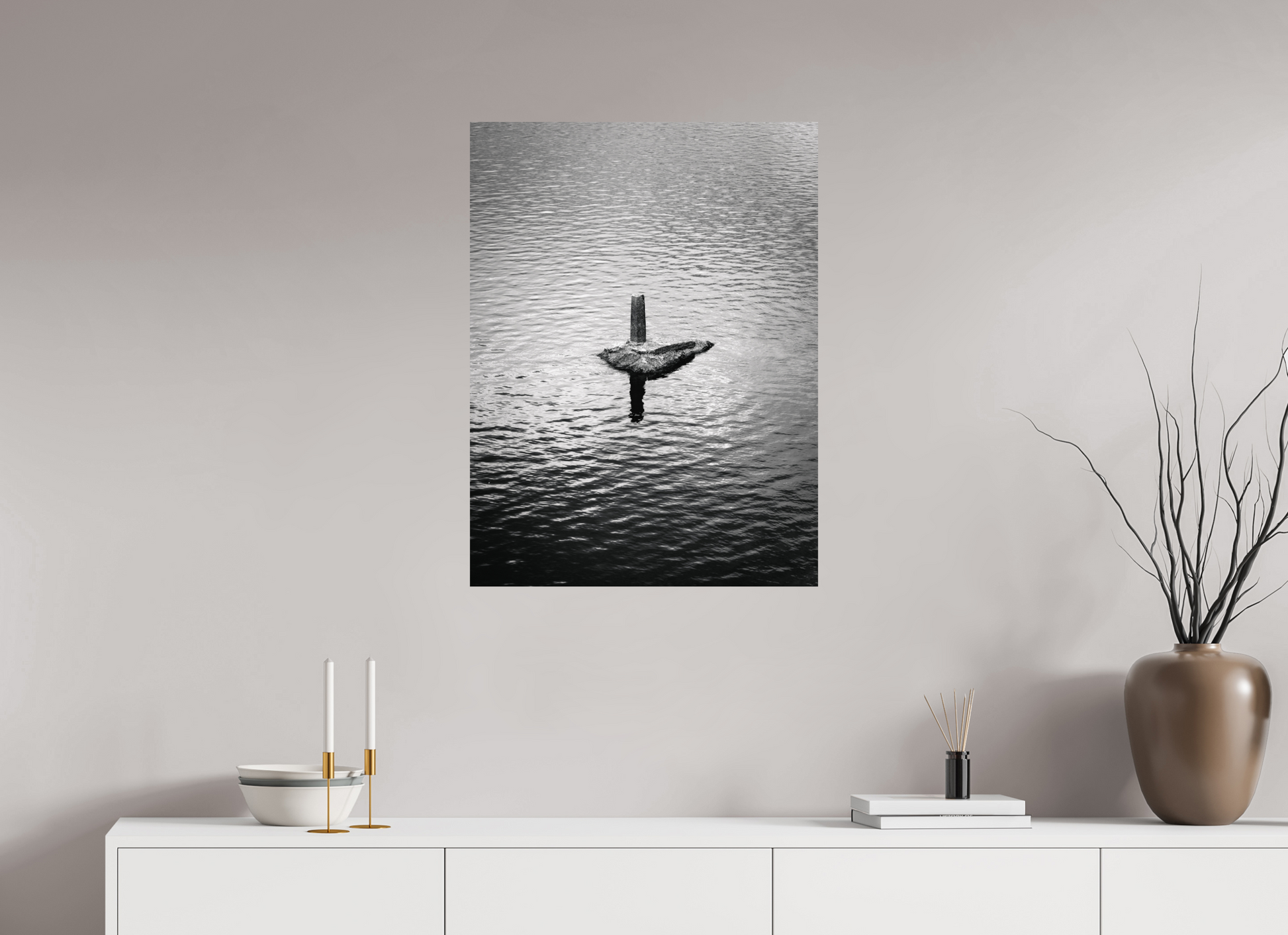 60 x 80 cm, Hahnemuhle Fine Art - Sem moldura Silêncio de Concreto