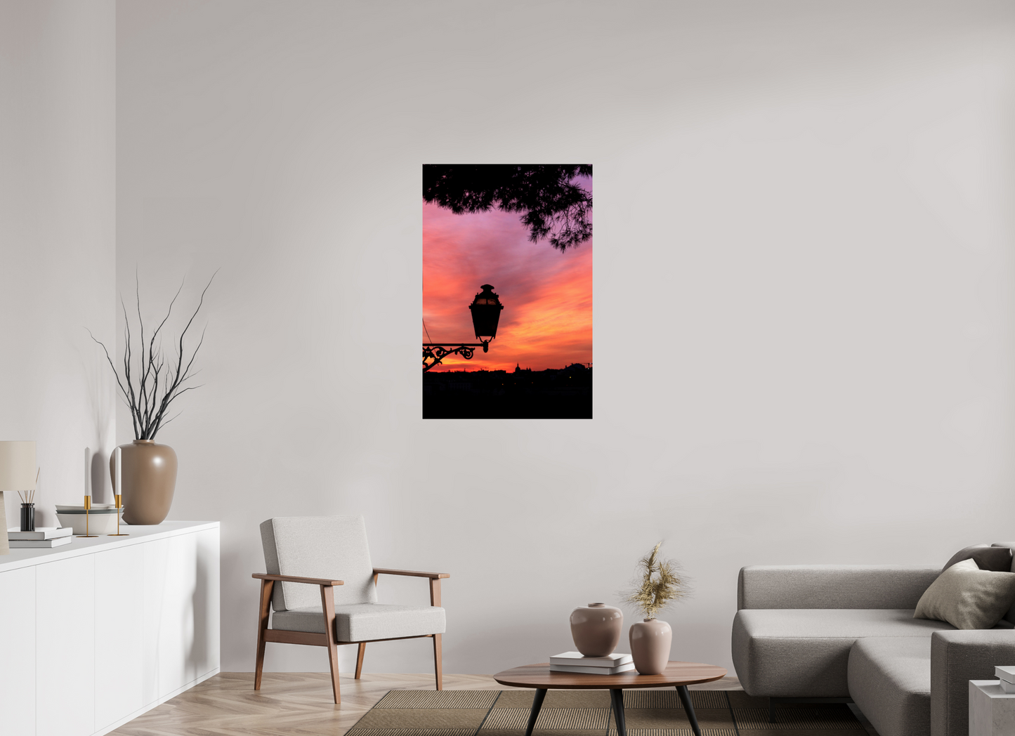 70 x 105 cm, Hahnemuhle Fine Art - Sem moldura O Candeeiro