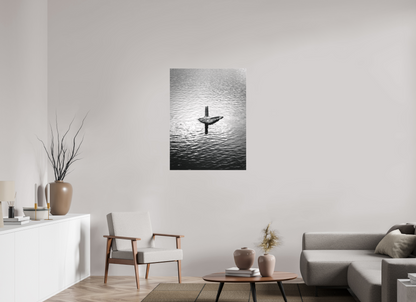 75 x 100 cm, Canva - sem moldura Silêncio de Concreto