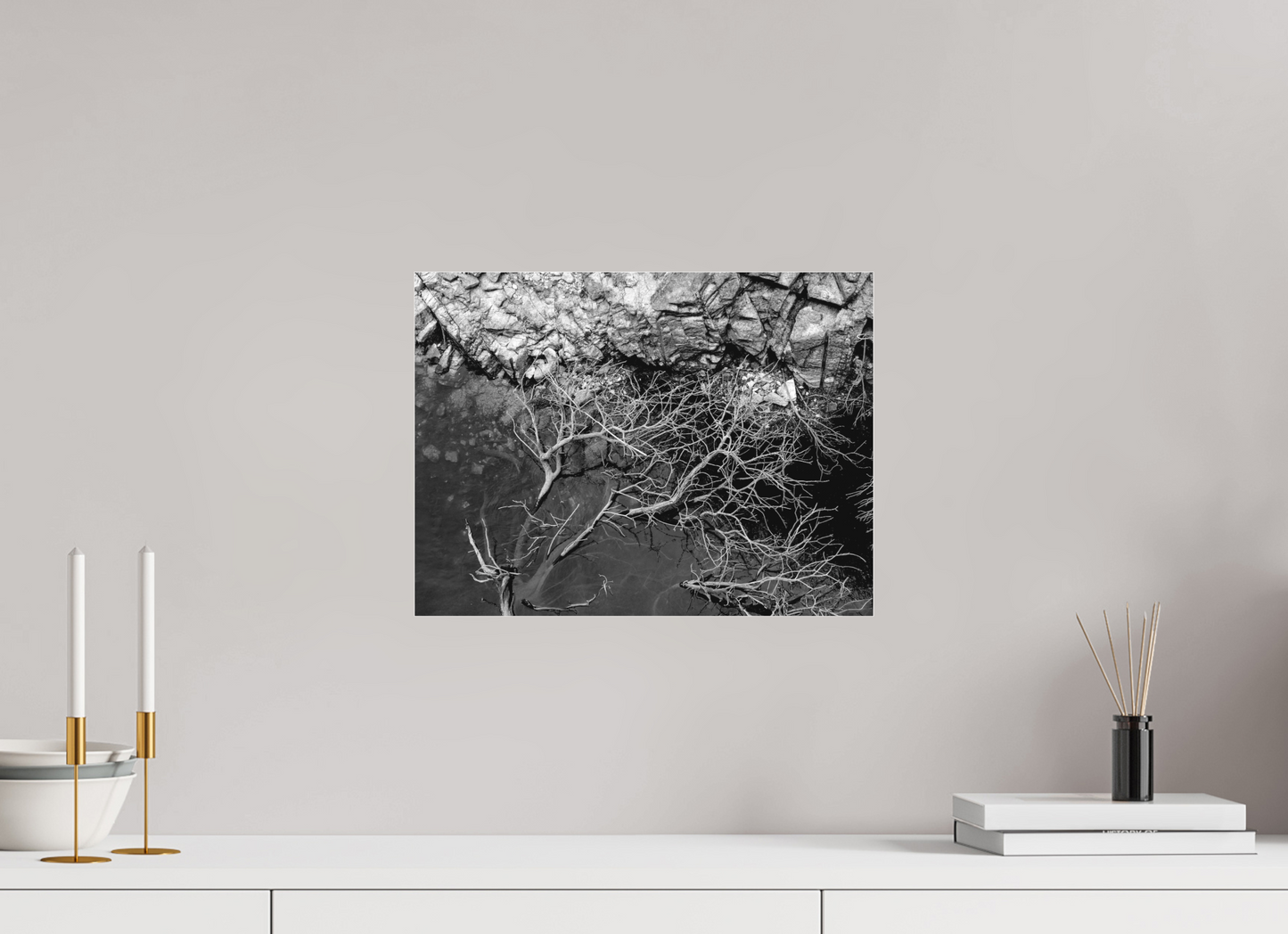 40 x 30 cm, Ilford P&B em Metacrilato - sem moldura Silêncio