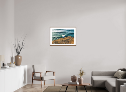 75 x 50 cm, Hahnemuhle Fine Art - moldura Walnut Wave