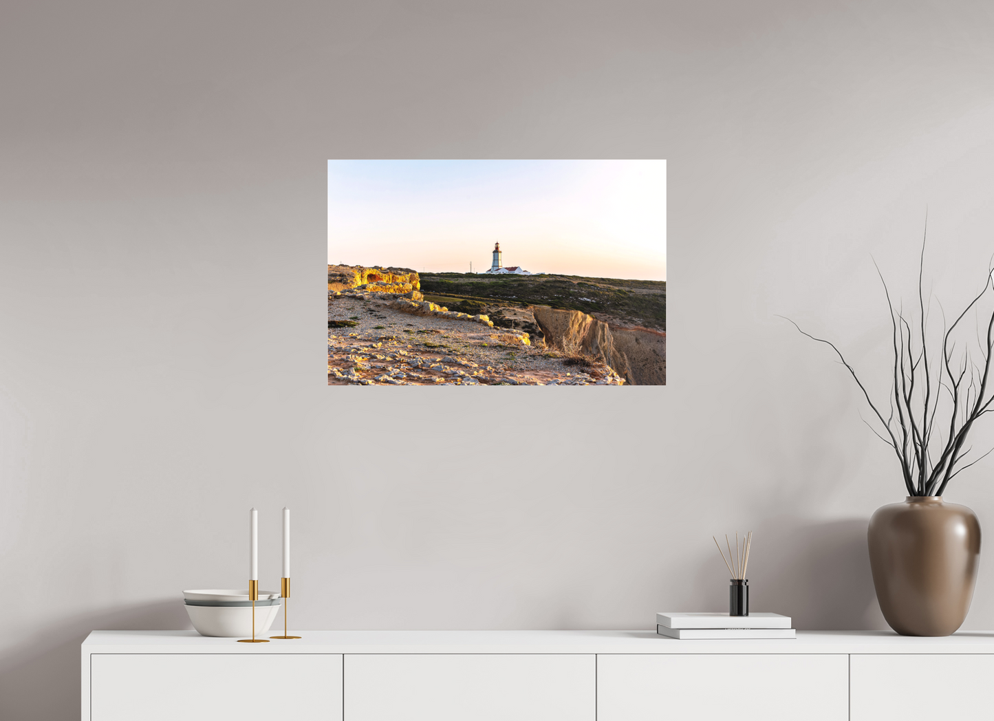 75 x 50 cm, Fine art em Metacrilato - sem moldura O Farol