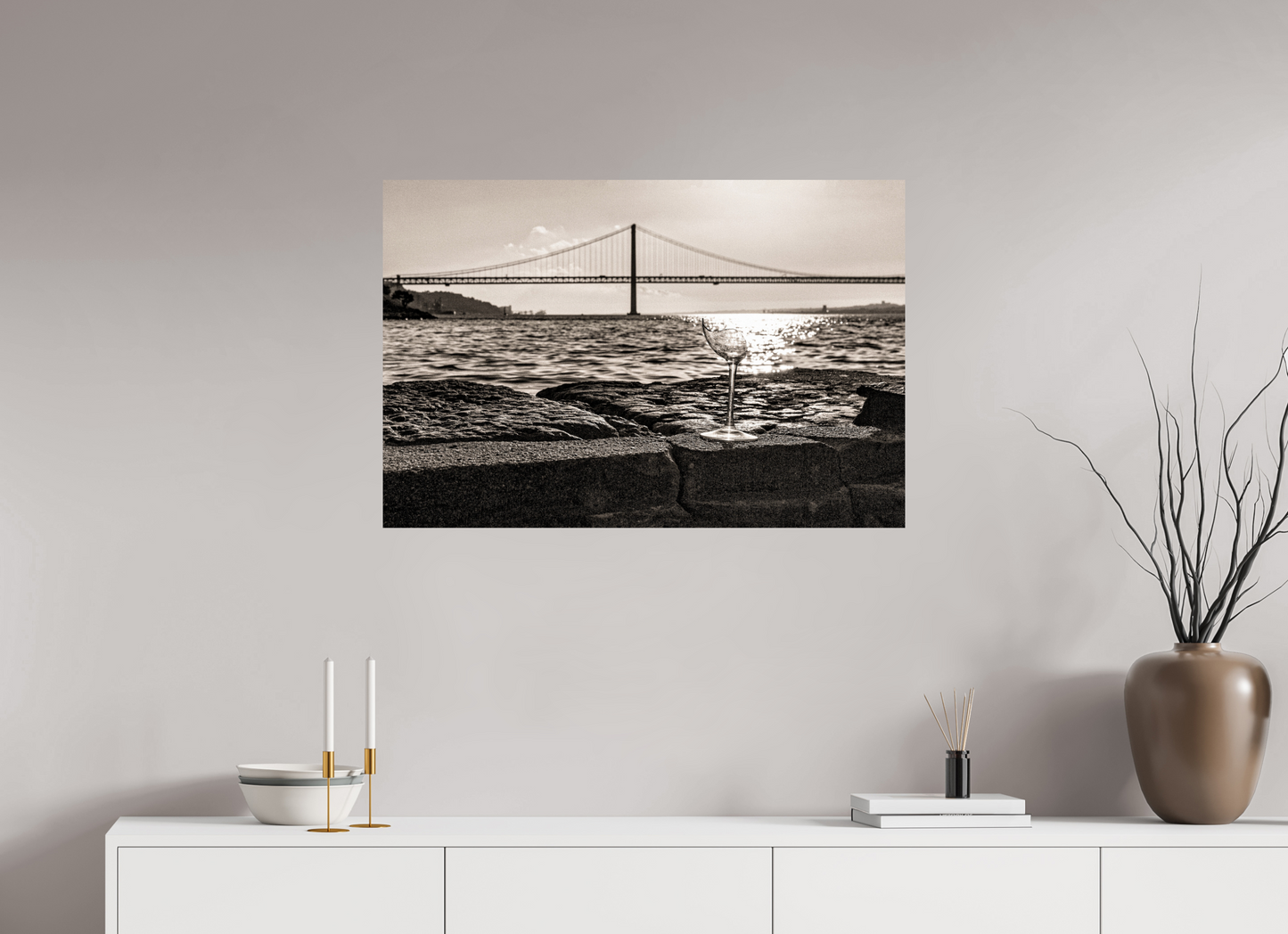 90 x 60 cm, Hahnemuhle Fine Art - Sem moldura A taça quebrada.