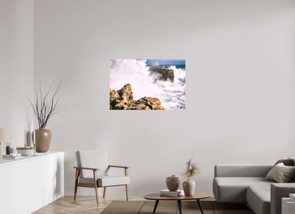 105 x 70 cm, Canva - sem moldura Mar em Fúria