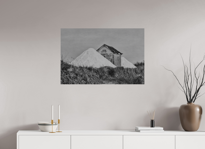 90 x 60 cm, Impressão em Alumínio escovado - sem moldura Salinas de Aveiro