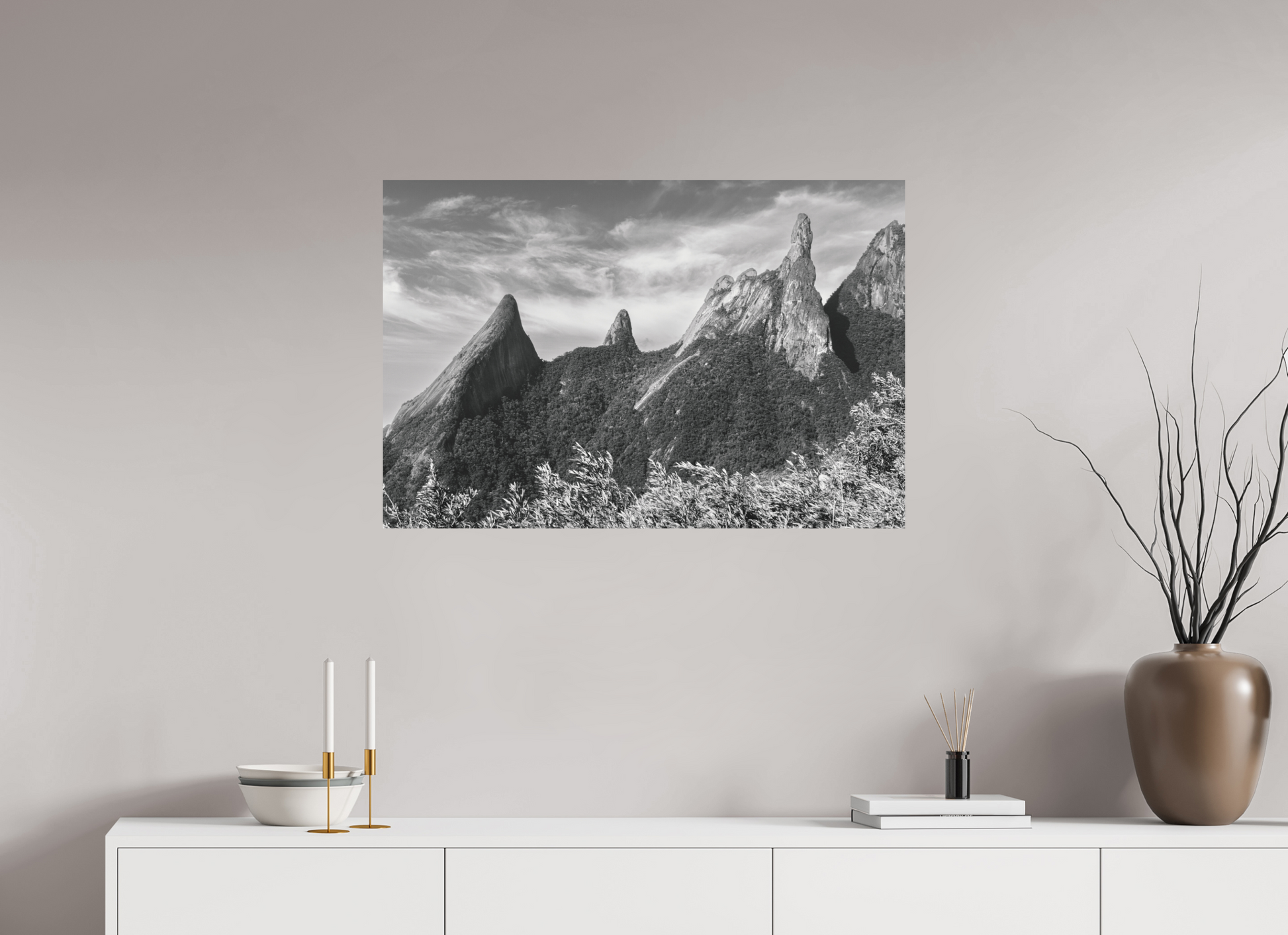 90 x 60 cm, Hahnemuhle Fine Art - Sem moldura Pico Dedo de Deus.