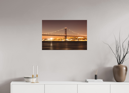 75 x 50 cm, Canva - sem moldura A Ponte