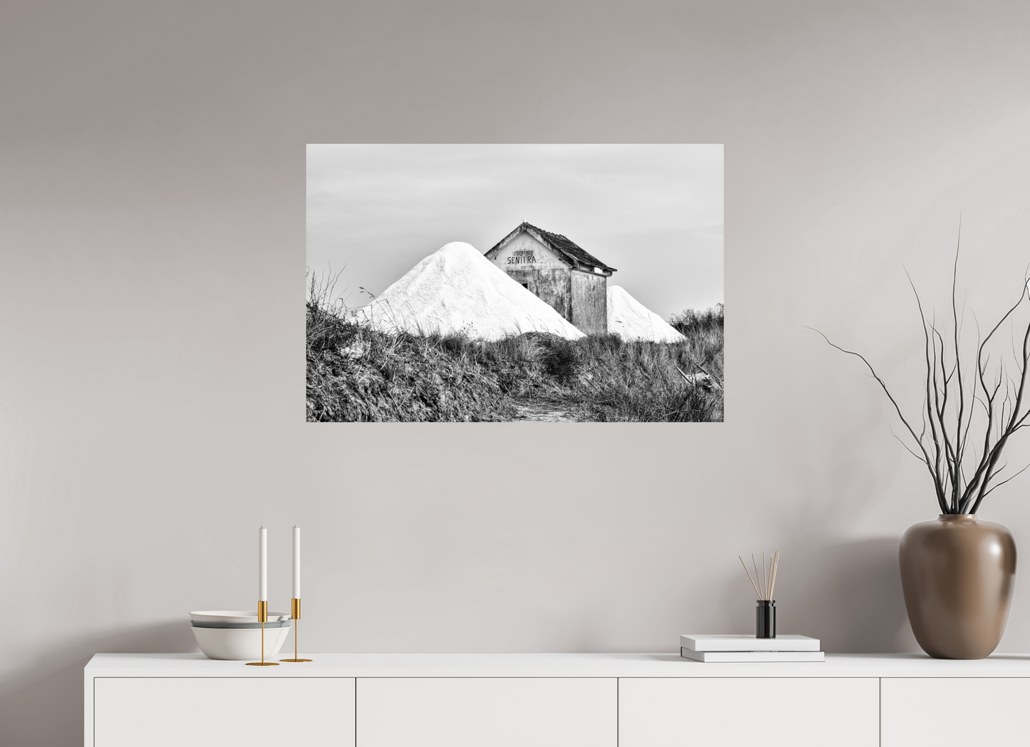 90 x 60 cm, Hahnemuhle Fine Art - Sem moldura Salinas de Aveiro