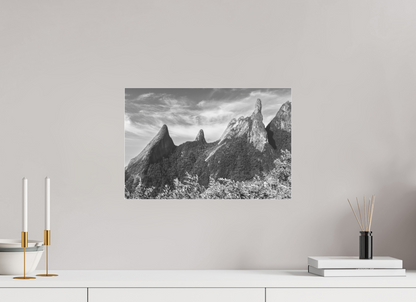 45 x 30 cm, Ilford P&B em Metacrilato - sem moldura Pico Dedo de Deus.