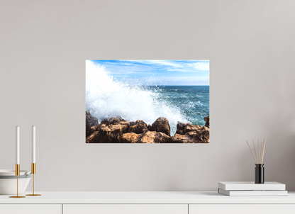 45 x 30 cm, Canva - sem moldura Crashing Power