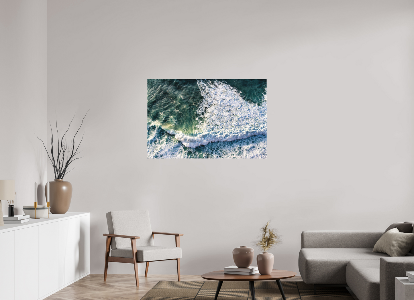 120 x 80 cm, Fine art em Metacrilato - sem moldura Ocean