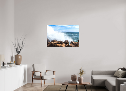 105 x 70 cm, Canva - sem moldura Crashing Power