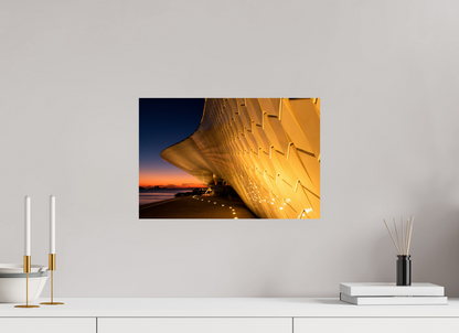 45 x 30 cm, Hahnemuhle Fine Art - Sem moldura Lines and Sunset