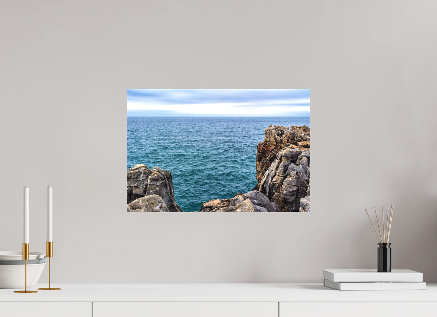45 x 30 cm, Canva - sem moldura Horizon