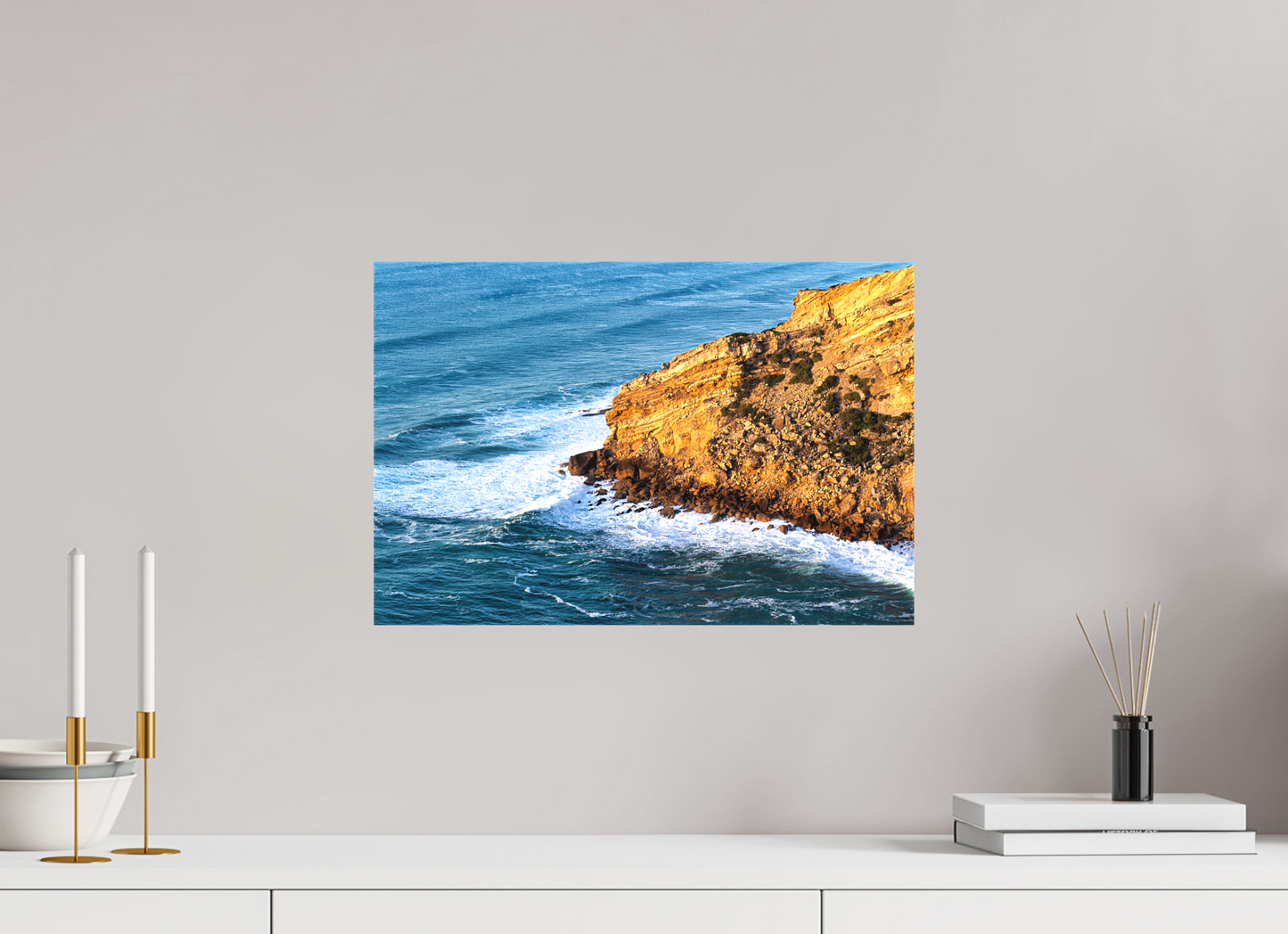 45 x 30 cm, Canva - sem moldura A rocha