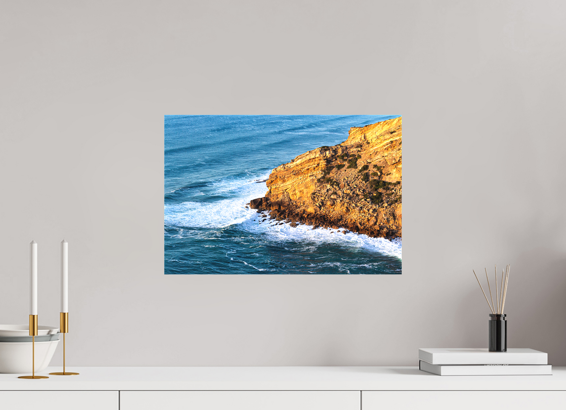 45 x 30 cm, Canva - sem moldura A rocha