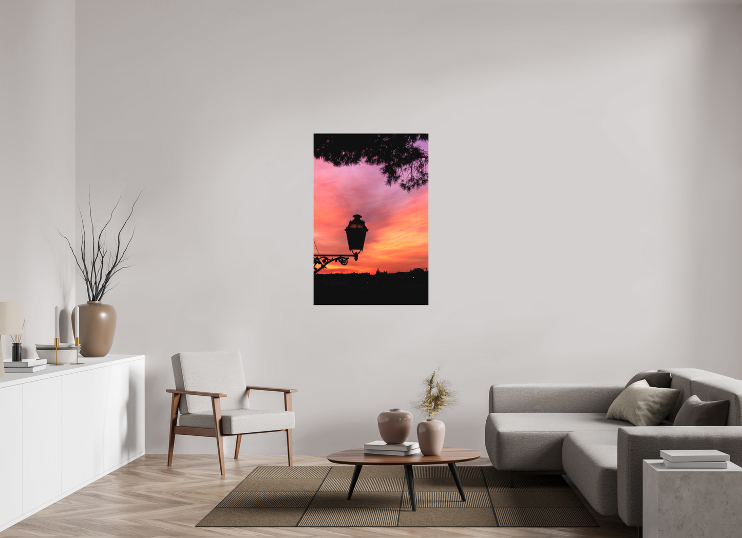 80 x 120 cm, Canva - sem moldura O Candeeiro