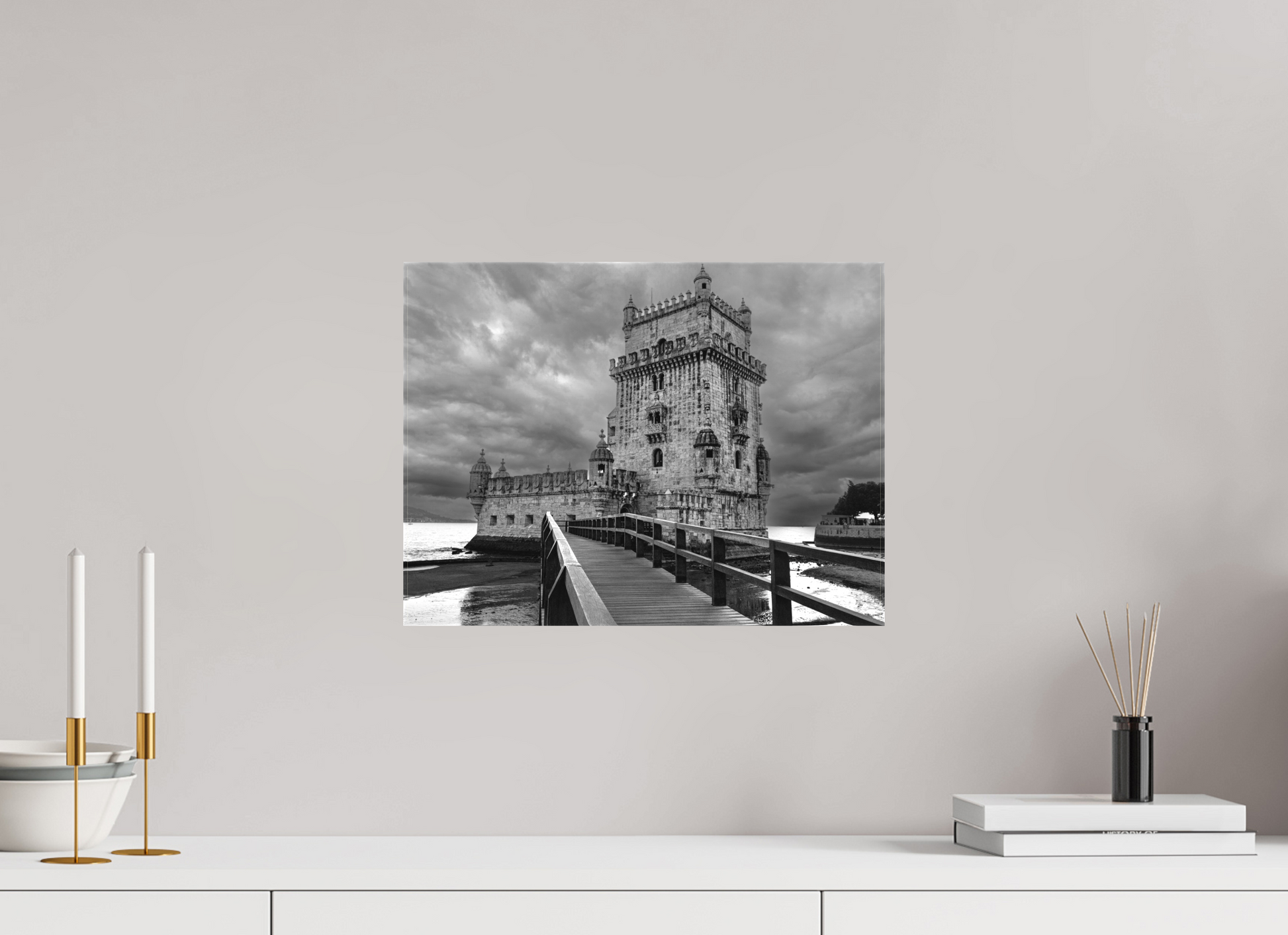 40 x 30 cm, Canva - sem moldura Sentinela do Tempo.