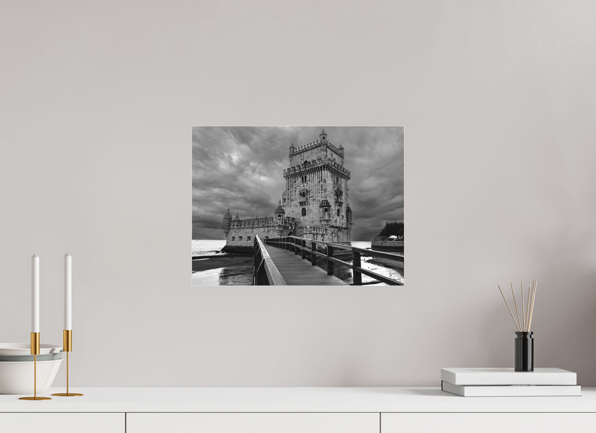 40 x 30 cm, Ilford P&B em Metacrilato - sem moldura Sentinela do Tempo.