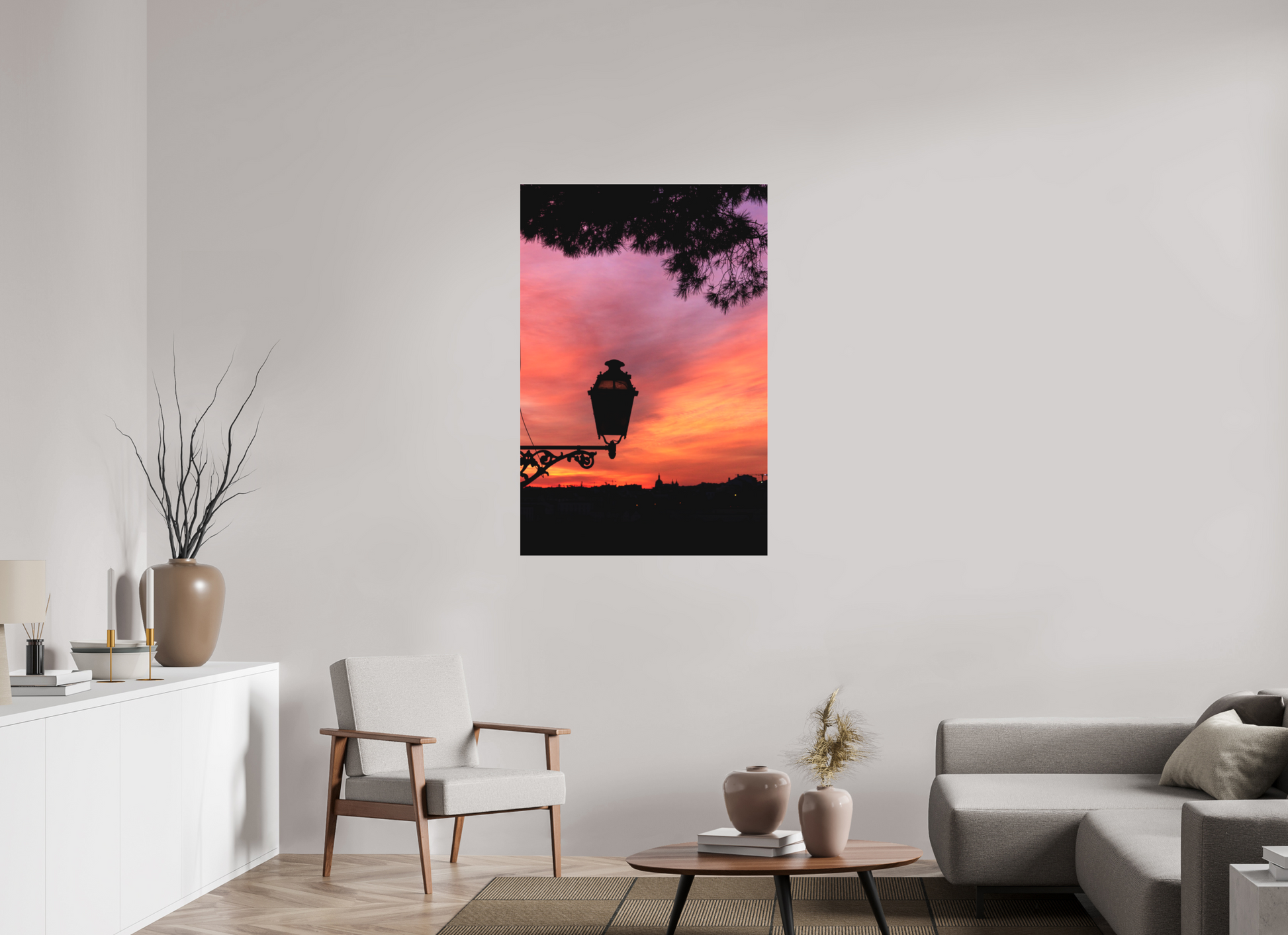 80 x 120 cm, Fine art em Metacrilato - sem moldura O Candeeiro