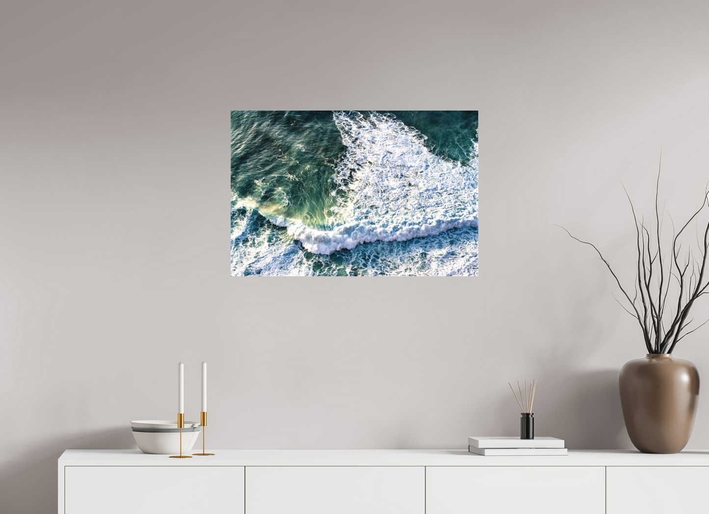 75 x 50 cm, Canva - sem moldura Ocean