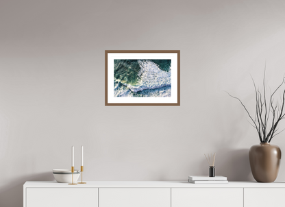 45 x 30 cm, Hahnemuhle Fine Art - moldura Walnut Ocean
