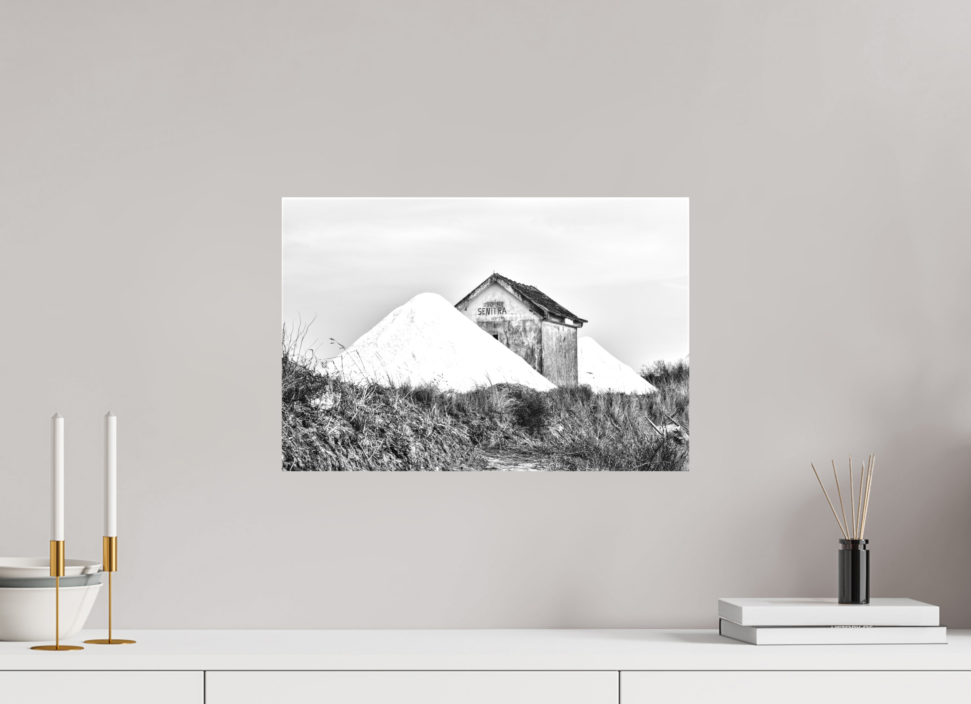 45 x 30 cm, Canva - sem moldura Salinas de Aveiro