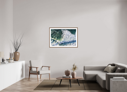105 x 70 cm, Hahnemuhle Fine Art - moldura Walnut Ocean
