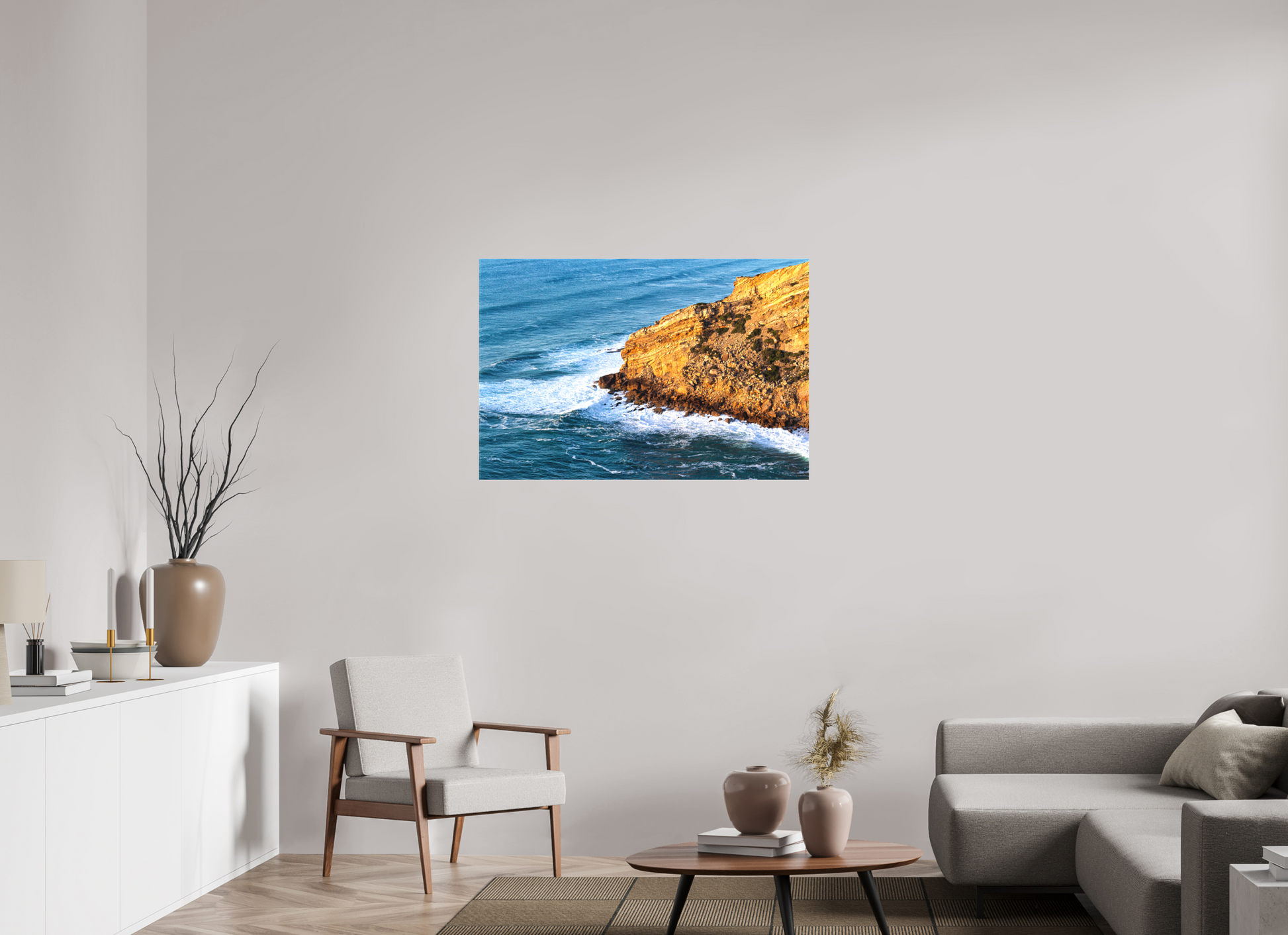 105 x 70 cm, Canva - sem moldura A rocha