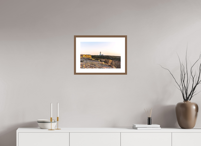 45 x 30 cm, Hahnemuhle Fine Art - moldura Walnut O Farol