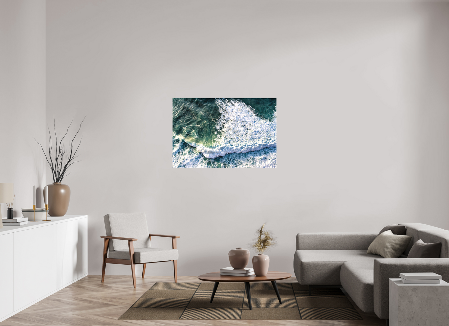 120 x 80 cm, Canva - sem moldura Ocean