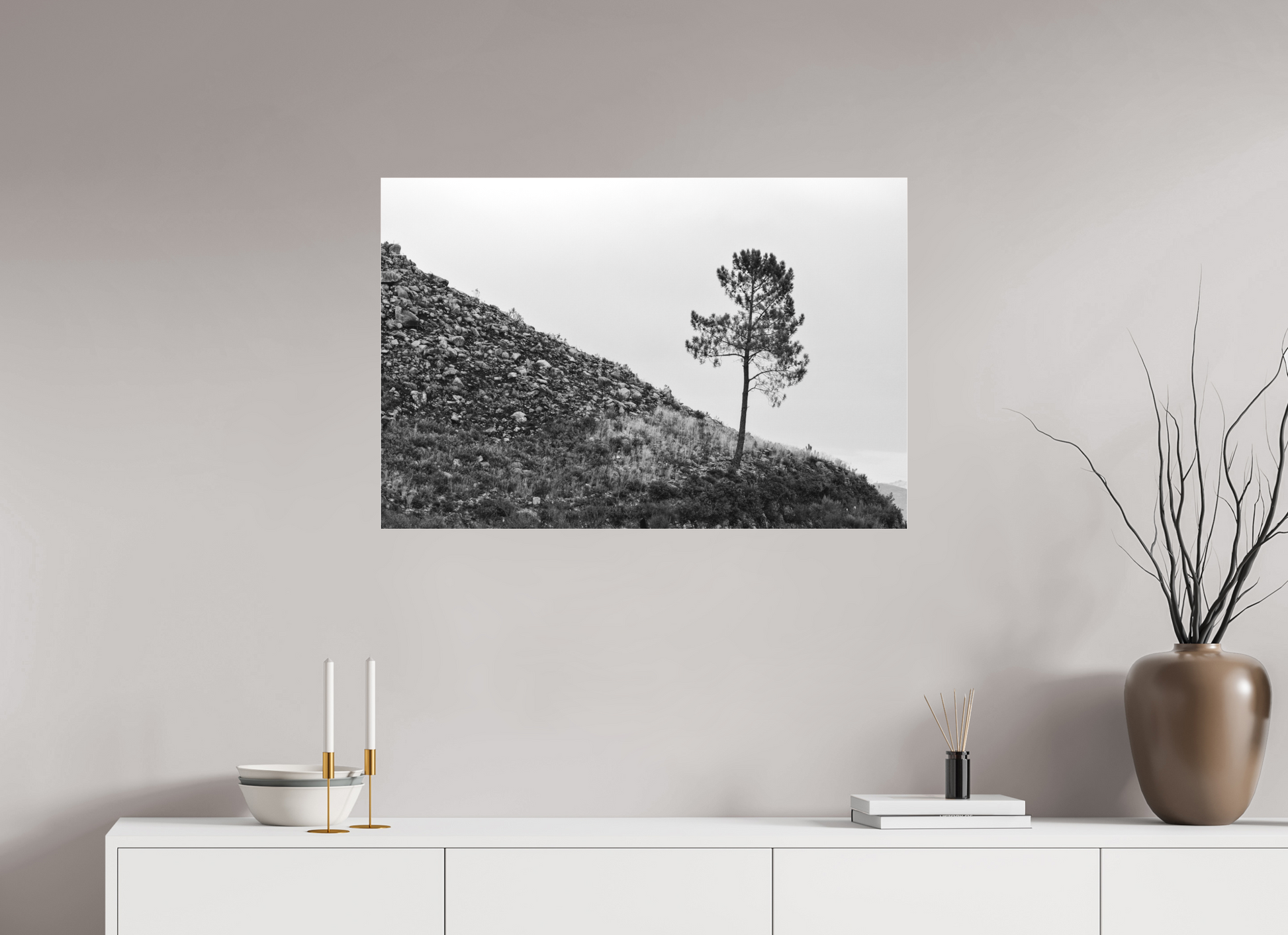 90 x 60 cm, Ilford P&B em Metacrilato - sem moldura A Protagonista