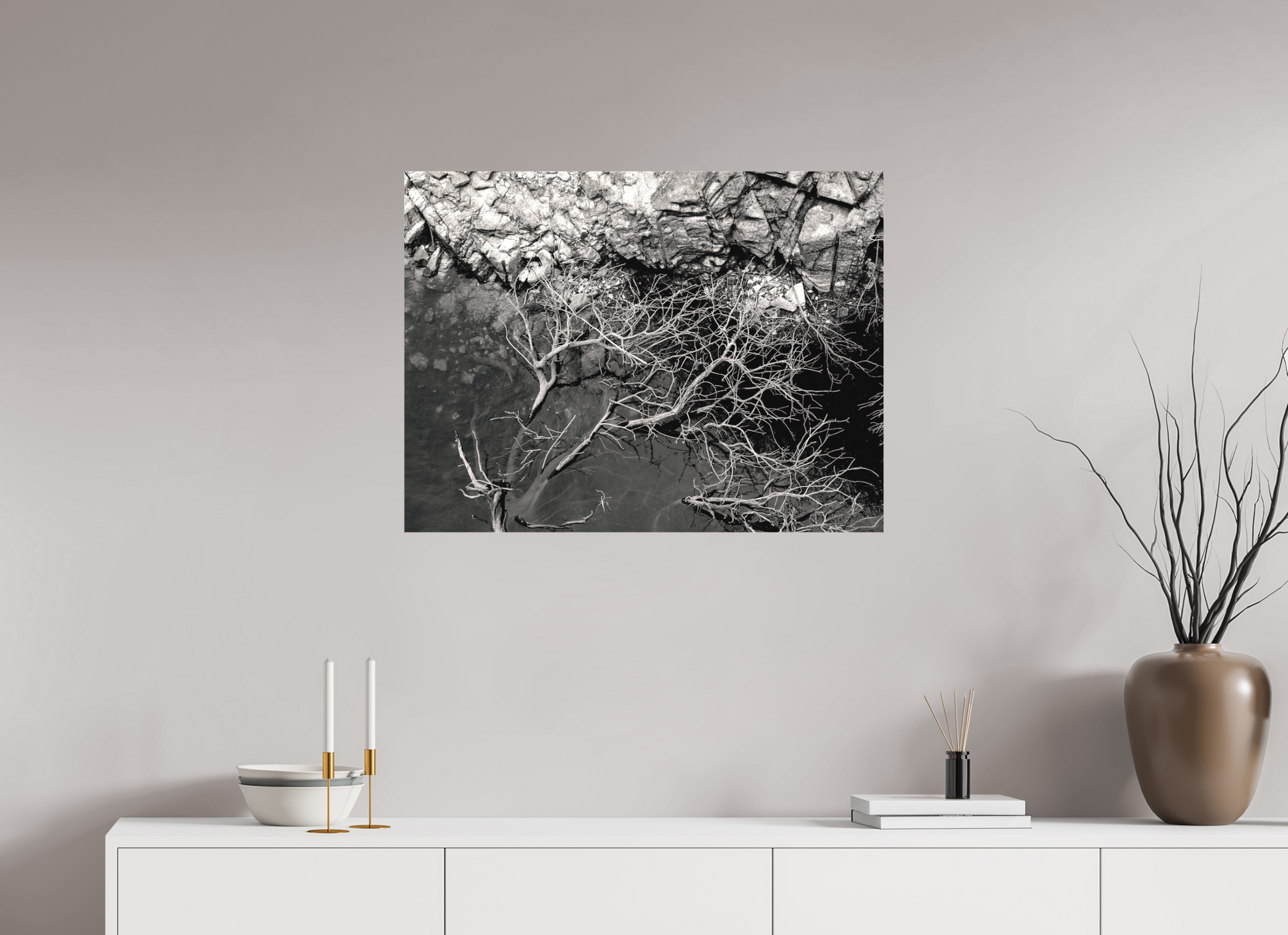 80 x 60 cm, Canva - sem moldura Silêncio