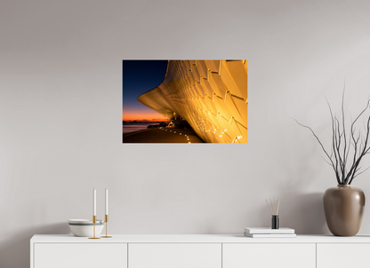 75 x 50 cm, Hahnemuhle Fine Art - Sem moldura Lines and Sunset
