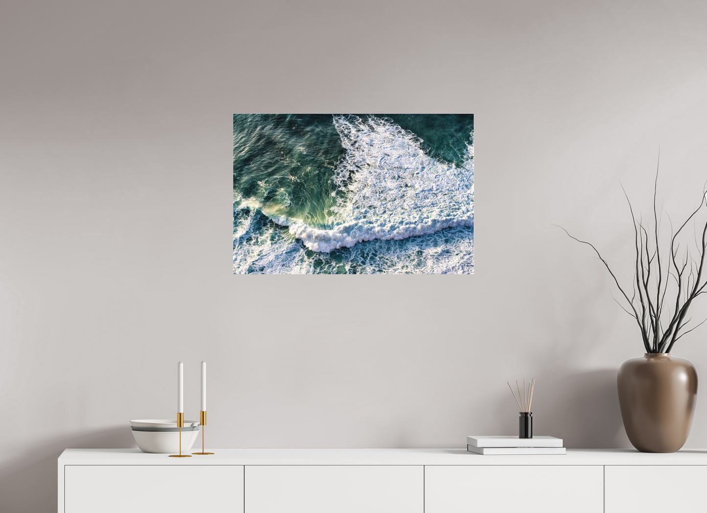 75 x 50 cm, Fine art em Metacrilato - sem moldura Ocean