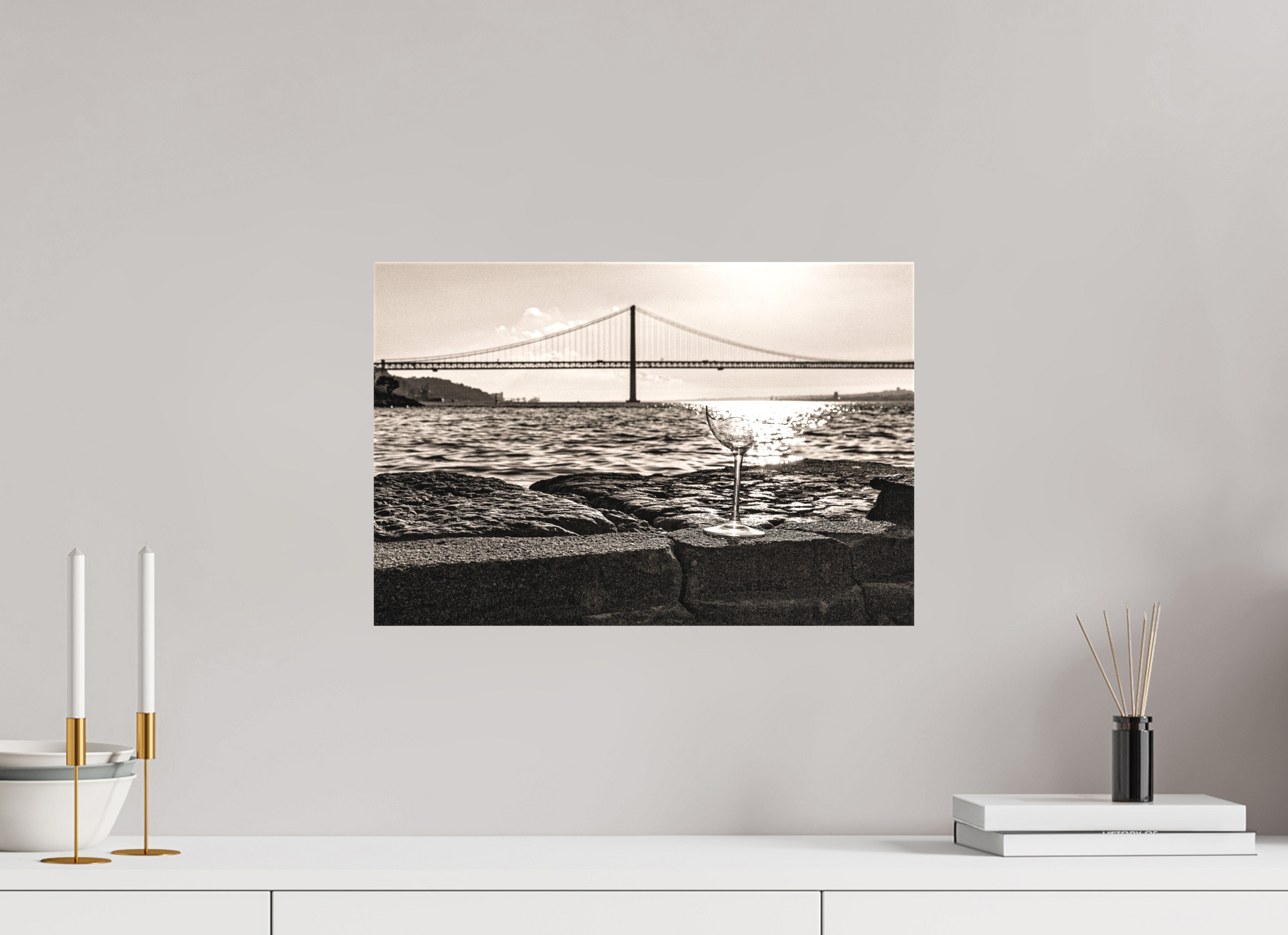 45 x 30 cm, Canva - sem moldura A taça quebrada.