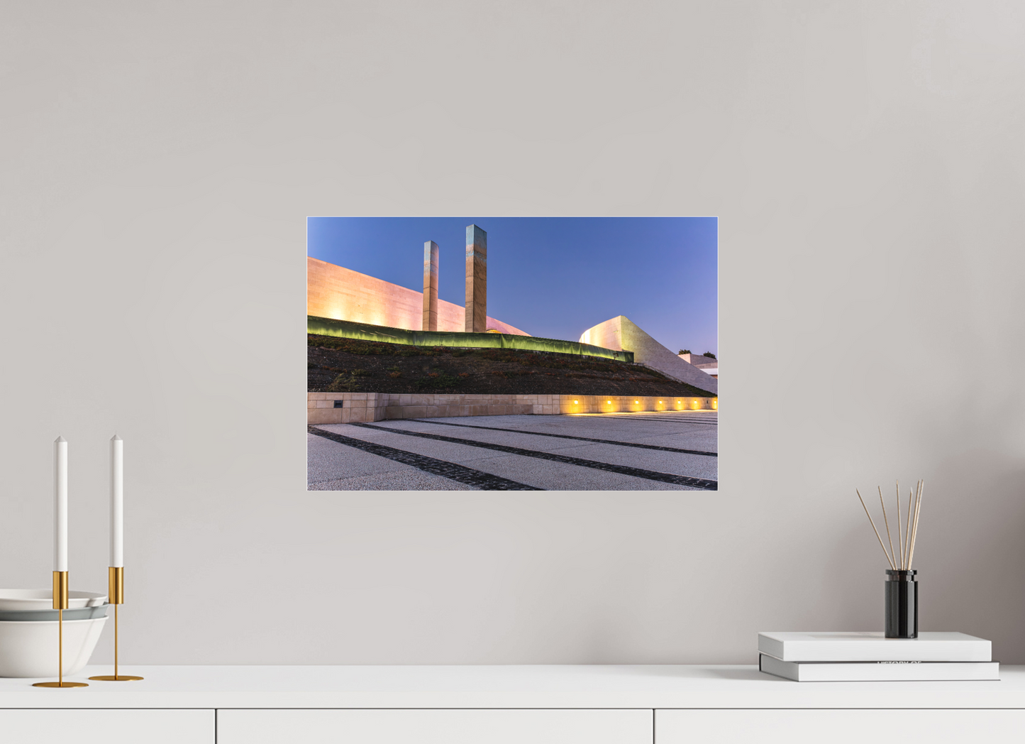 45 x 30 cm, Fine art em Metacrilato - sem moldura Linhas e Curvas