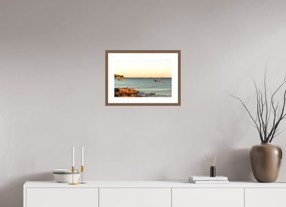 45 x 30 cm, Hahnemuhle Fine Art - moldura Walnut O Pescador