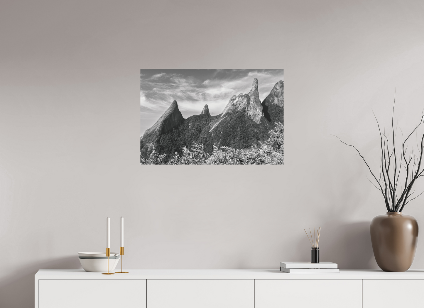 75 x 50 cm, Hahnemuhle Fine Art - Sem moldura Pico Dedo de Deus.