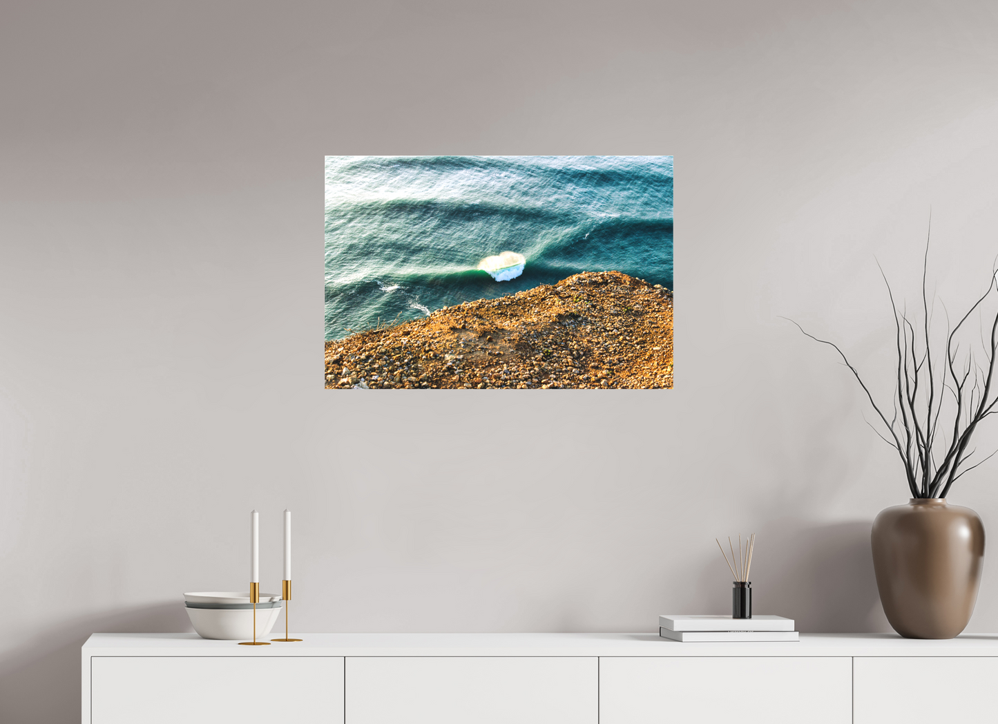 75 x 50 cm, Canva - sem moldura Wave