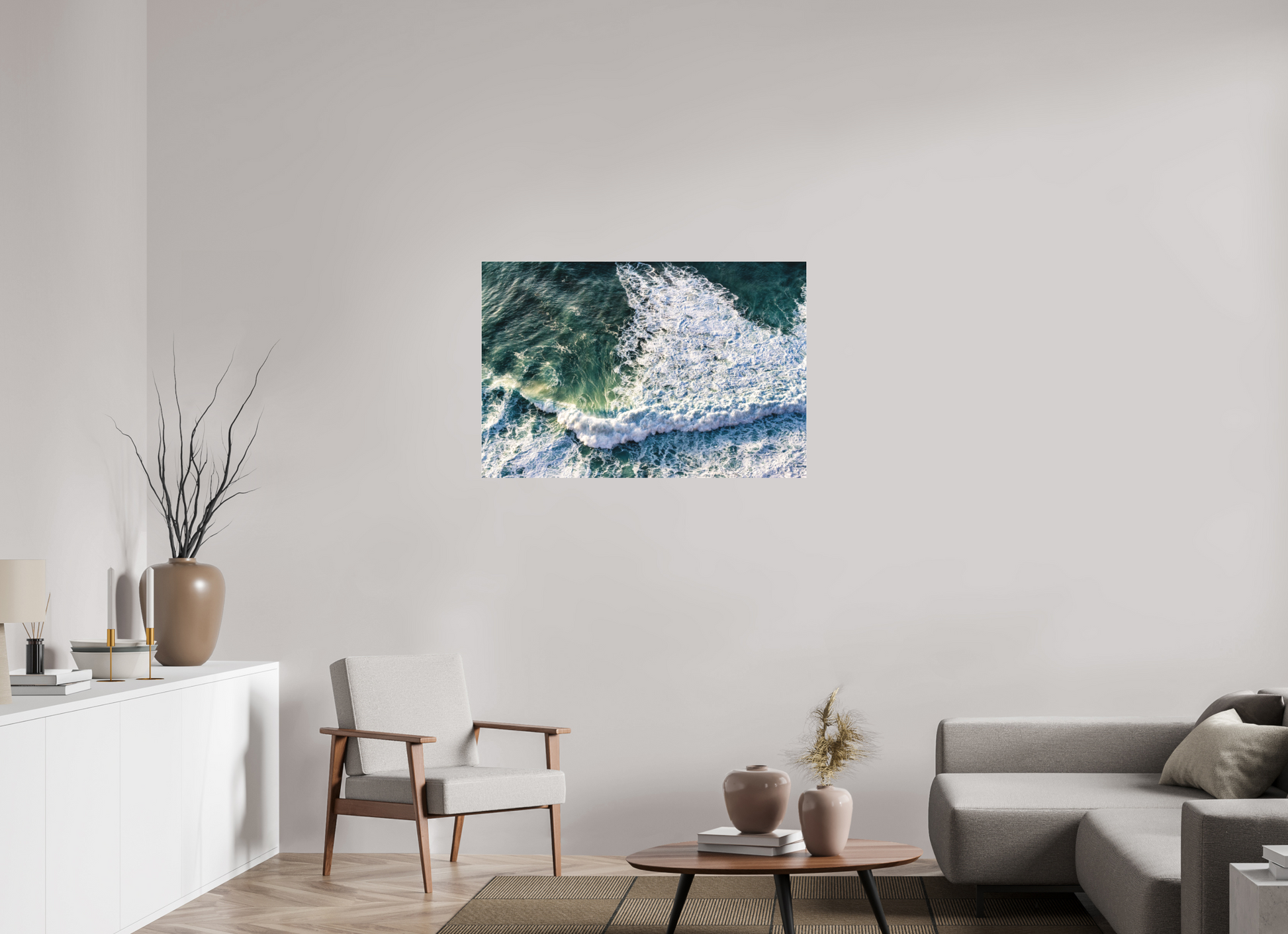 105 x 70 cm, Fine art em Metacrilato - sem moldura Ocean