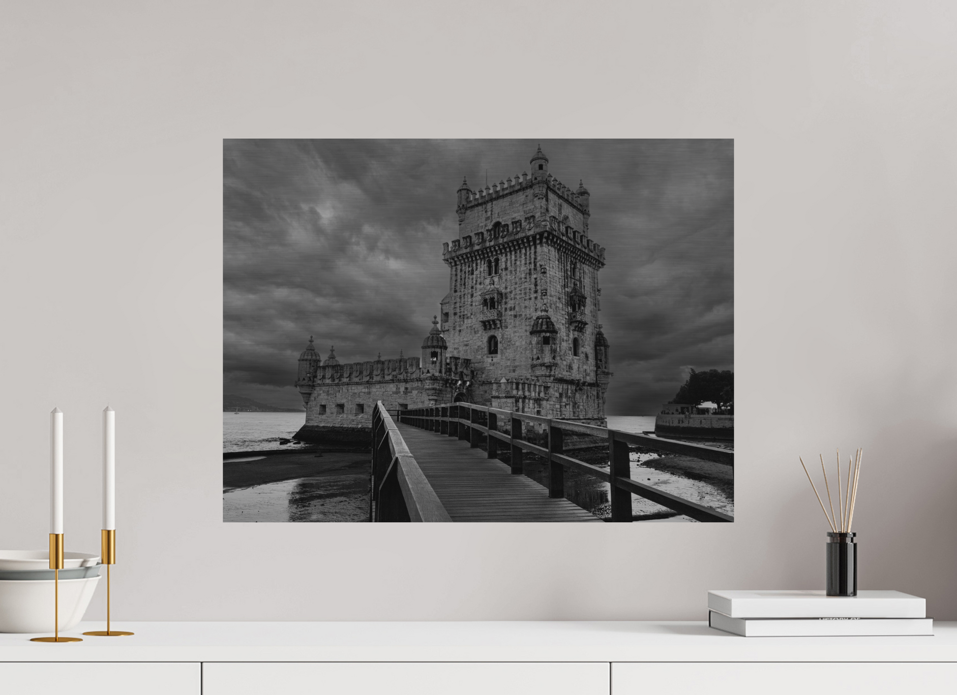 60 x 45 cm, Impressão em Alumínio escovado - sem moldura Sentinela do Tempo.