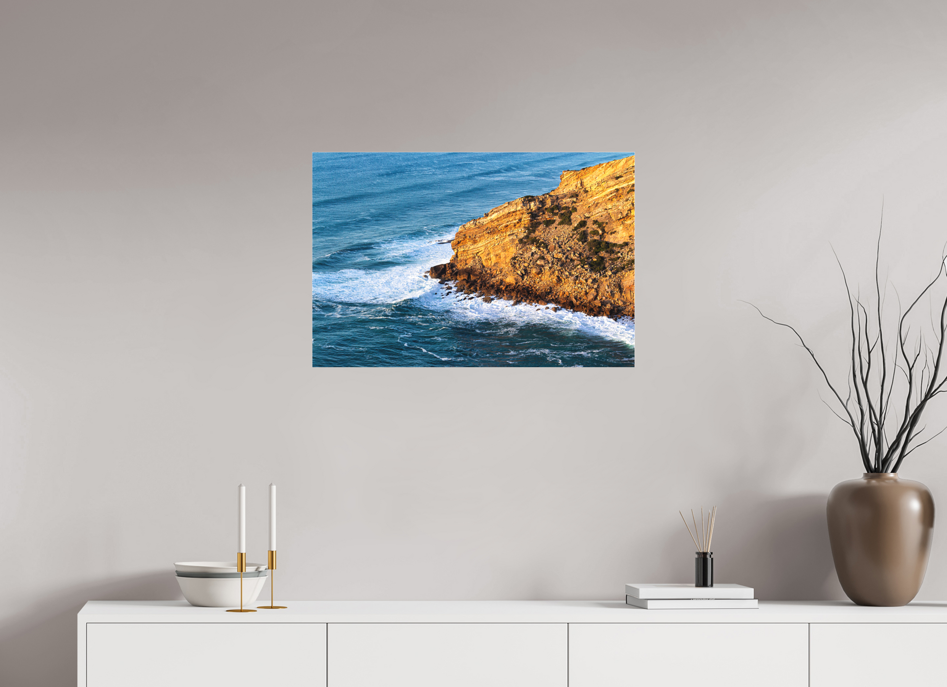 75 x 50 cm, Fine art em Metacrilato - sem moldura A rocha