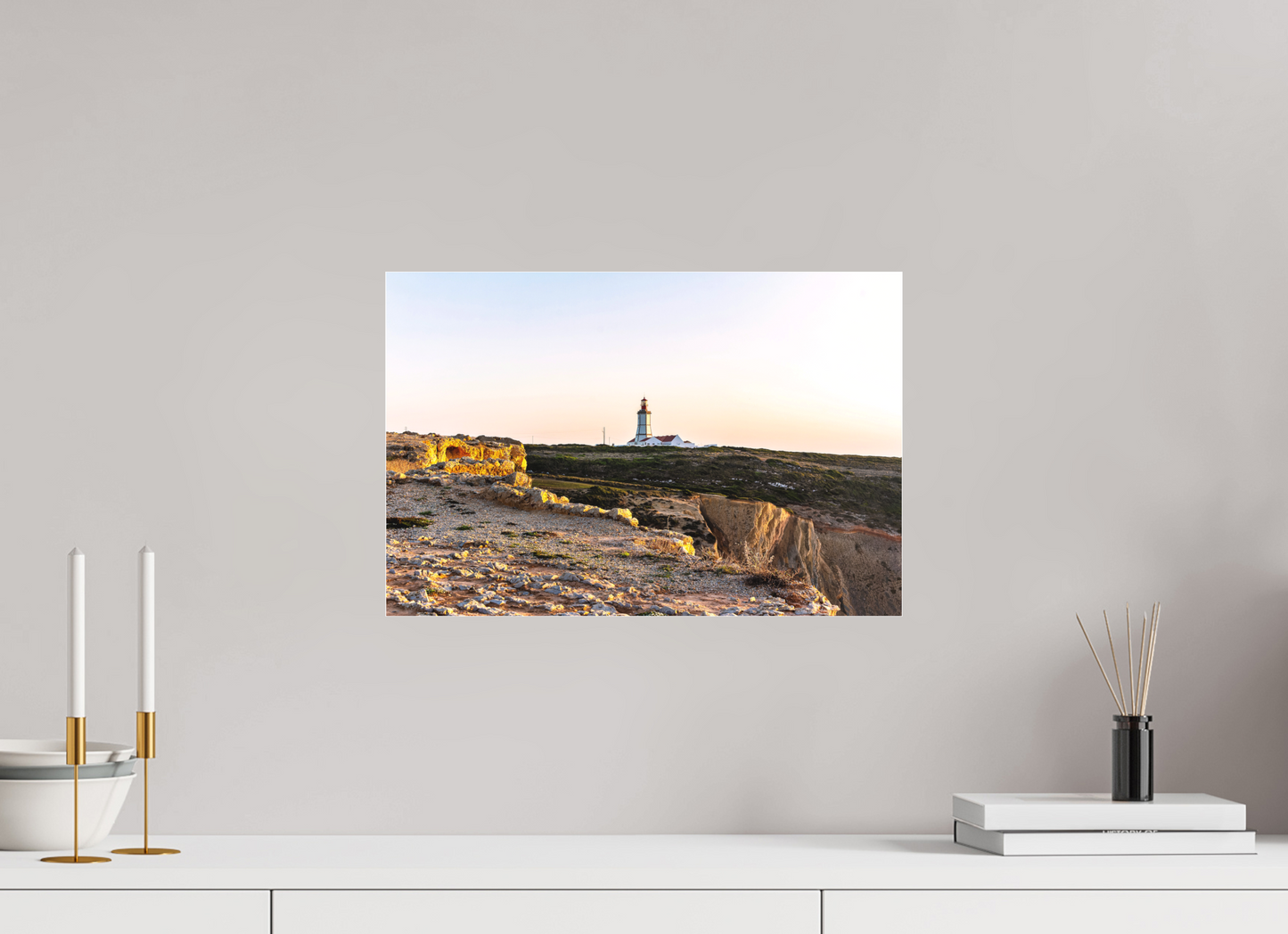 45 x 30 cm, Fine art em Metacrilato - sem moldura O Farol