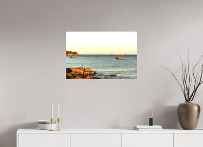 75 x 50 cm, Canva - sem moldura O Pescador